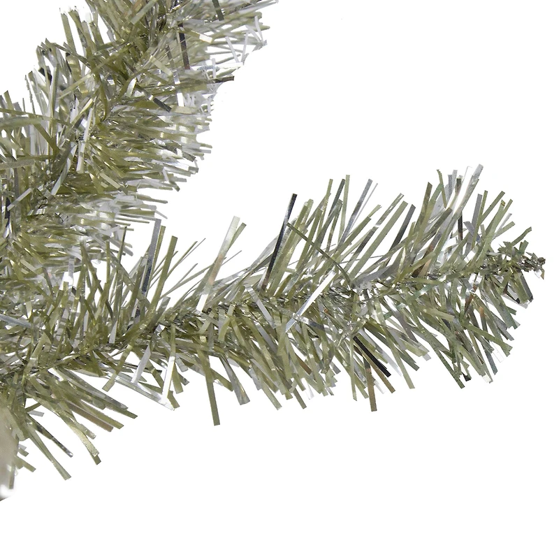 9ft. Champaign Gold & Silver Finish Christmas Tinsel Garland