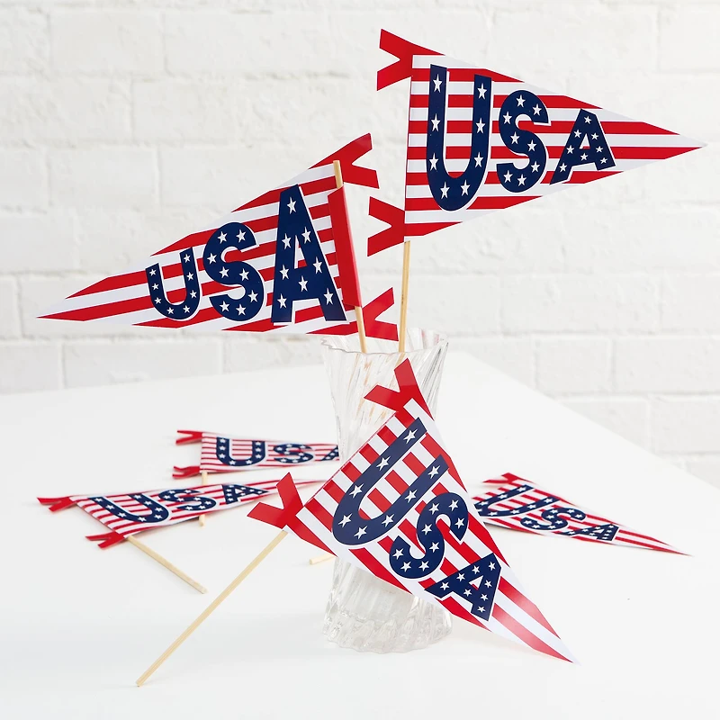 10" USA Paper Flags, 6ct. by Celebrate It™