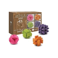 Set of 4 Wood Puzzles