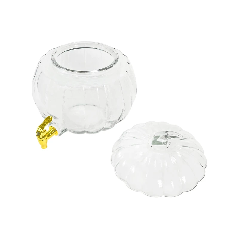 2gal. Clear Glass Pumpkin Drink Dispenser by Ashland®