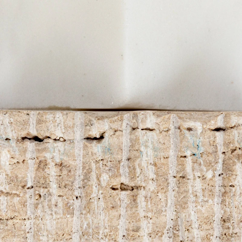 Hello Honey® 3.25" Decorative Marble & Travertine Candle Holder