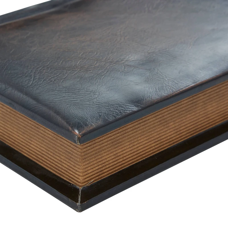 Brown Wood Traditional Book Box Set