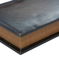 Brown Wood Traditional Book Box Set