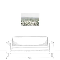 Flowers In The Grass 30" x 20" Canvas Wall Art