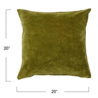 Hello Honey® 20" Square Velvet Knife Edge Pillow Cover