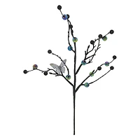 13.5" Iridescent Butterfly & Berry Pick by Ashland®