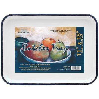 Pro Art® Metal Butcher Tray Palette