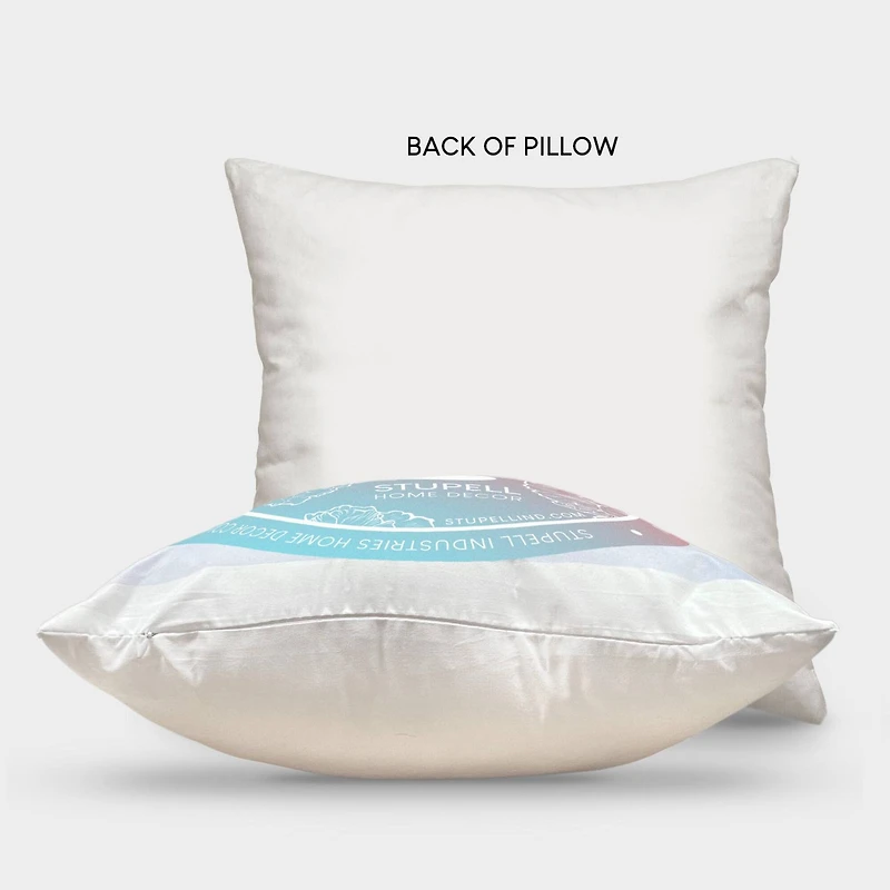 Stupell Industries Allergic To Mornings Casual White Varsity Text Throw Pillow, 18" x 18"