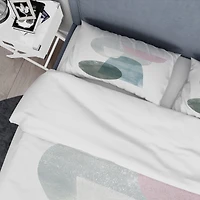 Designart 'Distressed Dream III' Geometric Bedding Set