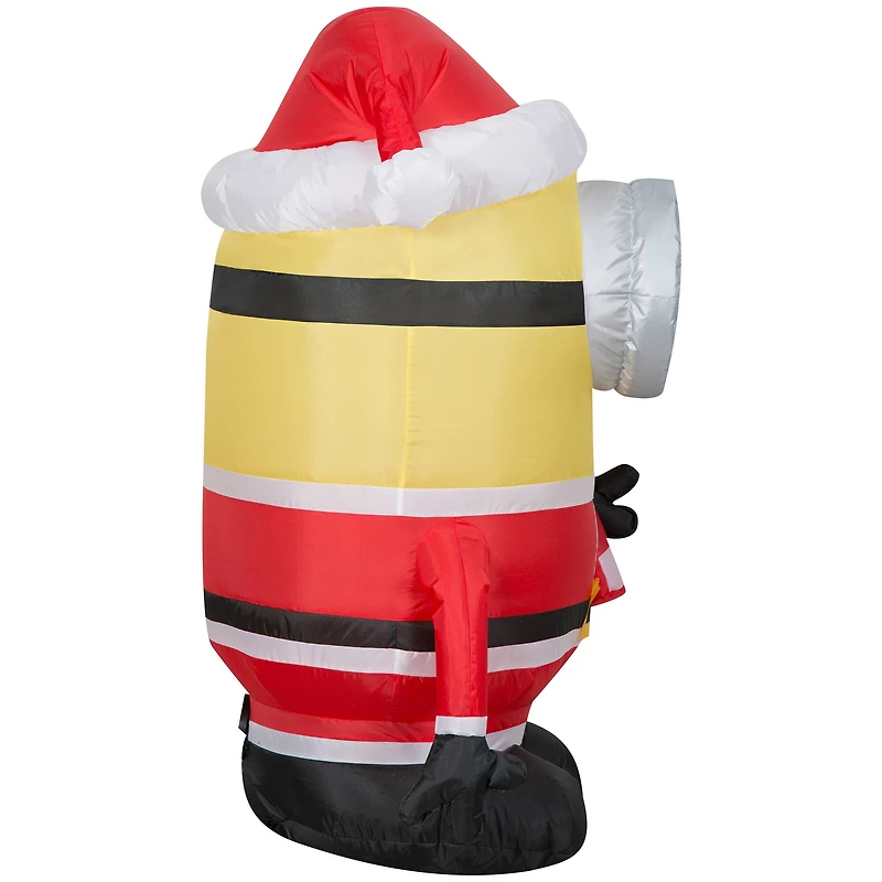 3.5ft. Airblown® Inflatable Christmas Minion Stuart Licking Candy Cane
