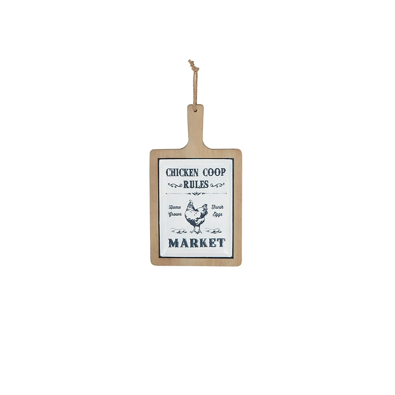 19" Brown Farmhouse Wall Sign