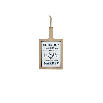 19" Brown Farmhouse Wall Sign