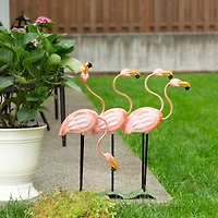 23.5" Flock of Flamingos Decoration