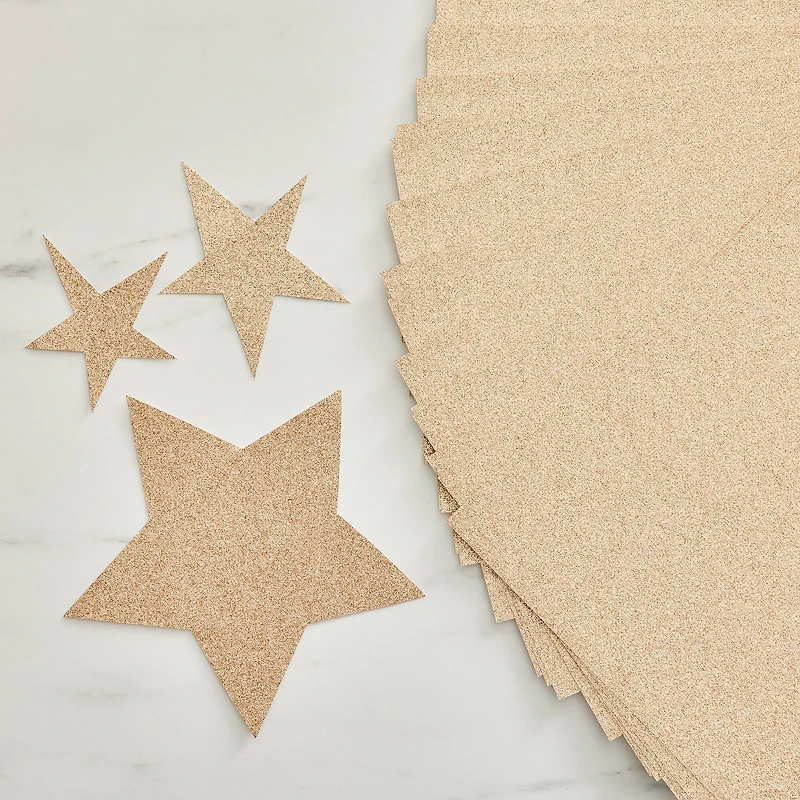 Champagne Glitter 8.5" x 11" Cardstock Paper by Recollections™, 24 Sheets