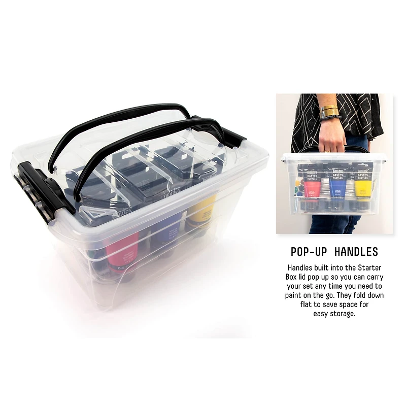 6 Pack: Liquitex BASICS® Acrylic Starter Box Set