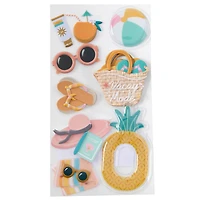 Beach Accessories Dimensional Stickers by Recollections™