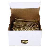 JAM Paper Home Décor Trimmings 4" Metallic Twist Ties, 2,000ct