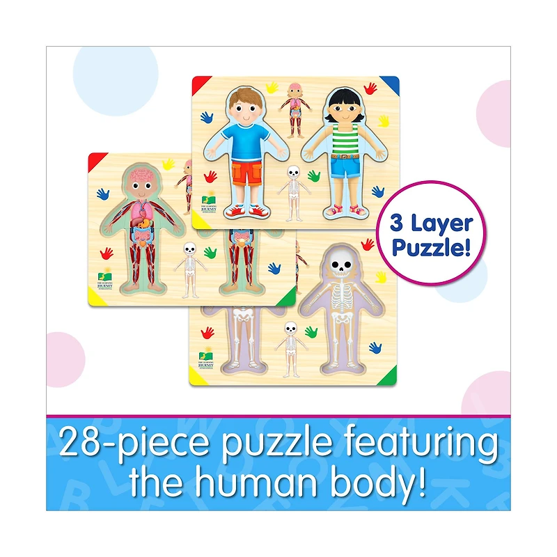 Lift & Learn Puzzle - Inside of Me: 28 Pcs