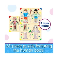Lift & Learn Puzzle - Inside of Me: 28 Pcs