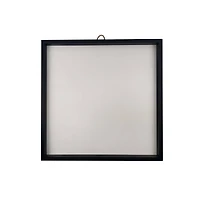 16" x 16" White Plaque with Black Frame by Make Market®