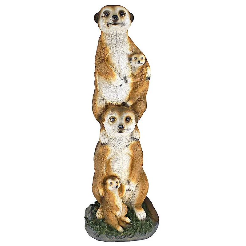 Design Toscano 15" Meerkat Generations Garden Statue