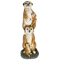 Design Toscano 15" Meerkat Generations Garden Statue