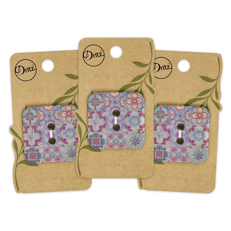 Dritz® 35mm Sustainable Coconut Square Button