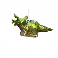 6.75" Triceratops Glass Ornament by Ashland®