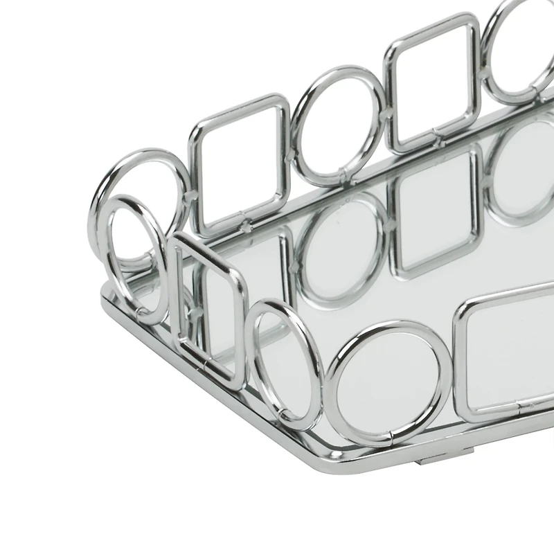 Home Details Circles & Squares Vanity Mirror Tray