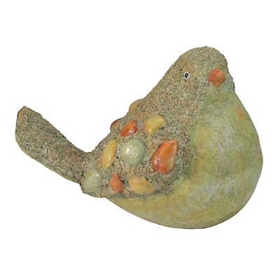 17.5" Weathered Bird Spring Patio Garden Statue