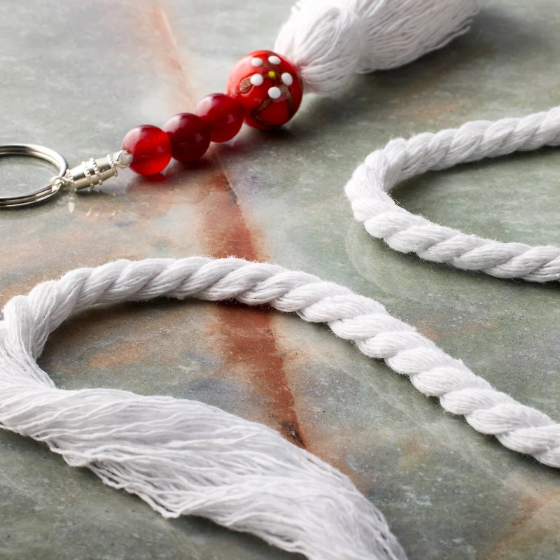 White Macramé Cording, 23.6yd. by Bead Landing™