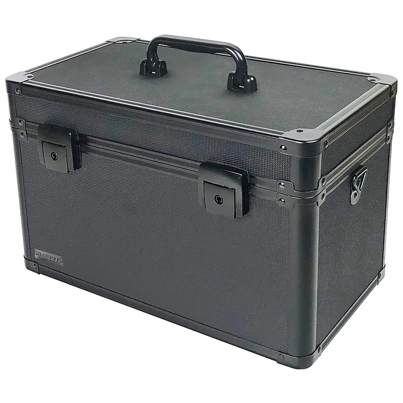 Vaultz Black Tactical Divided Storage Box