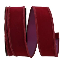 The Ribbon Roll 1.375" x 10yd. Velvet Wired Ribbon