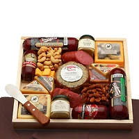Deluxe Meat & Cheese Lovers Sampler Tray