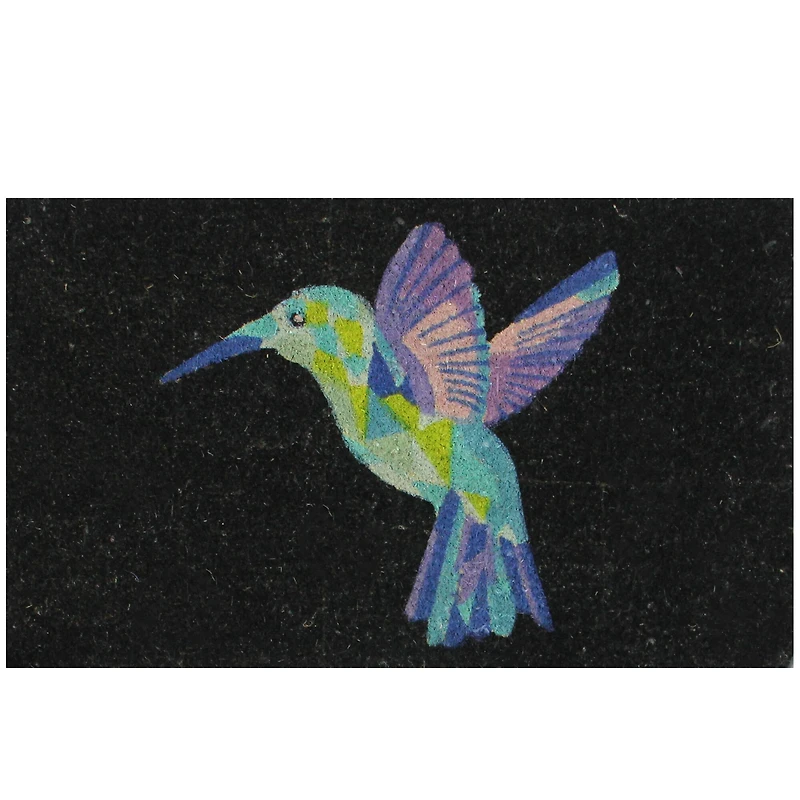 Hummingbird Welcome Coir Doormat