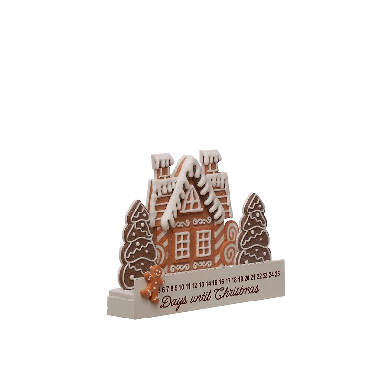 12" Gingerbread House Christmas Countdown by Ashland®