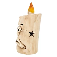 7" Ghostface White Candle with LED Lights