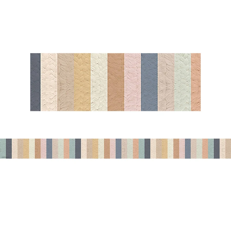 Teacher Created Resources Everyone Is Welcome Stripes Straight Border Trim, 210ft.