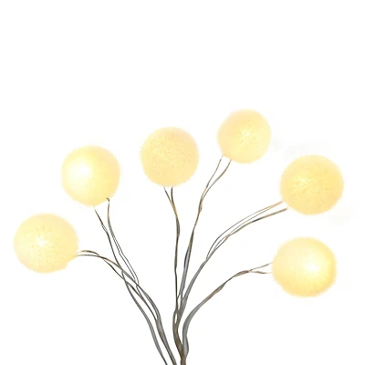 12ct. Warm White LED White Fuzzy String Lights by Ashland®
