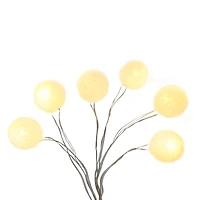 12ct. Warm White LED White Fuzzy String Lights by Ashland®
