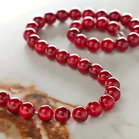 Red Quartz Round Beads, 6mm by Bead Landing™