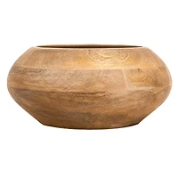Hello Honey® 9.2" Modern Round Wood Bowl