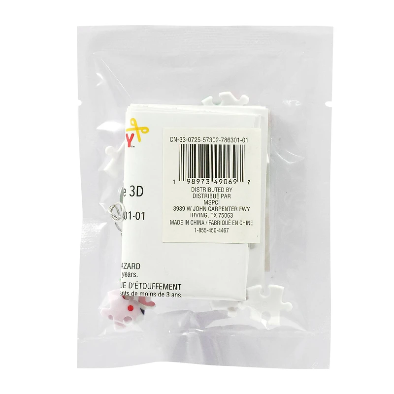 Santa 3D Puzzle Keychain by Creatology™