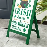 Glitzhome® 24" St. Patrick'sWooden Porch Sign