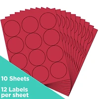 JAM Paper 2.5" Circle Product & Container Labels