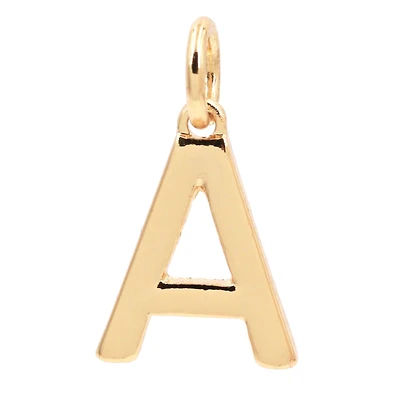 14K Gold Plated Letter Charm by Bead Landing