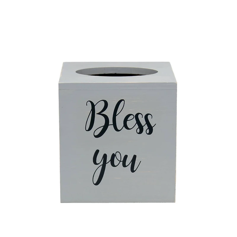 Elegant Designs Bless You Tissue Box Cover