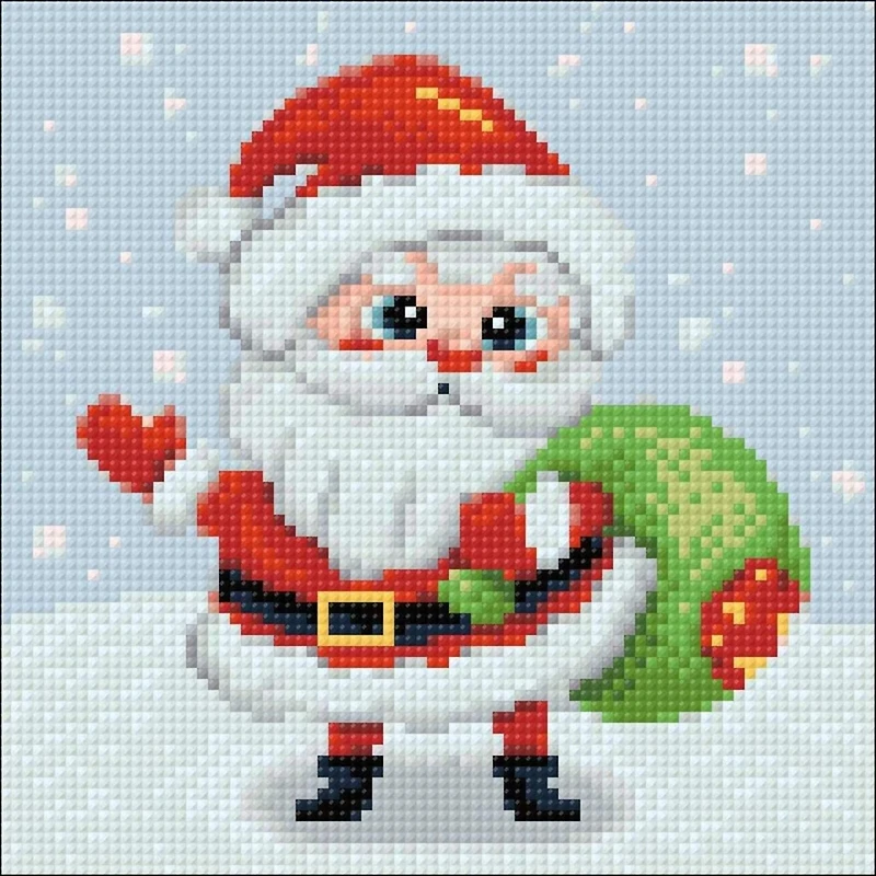 Crafting Spark Little Santa Diamond Painting Kit