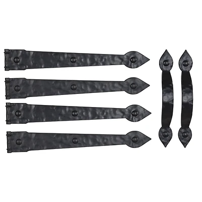 Household Essentials Black Premium Carriage House Garage Door Magnet Set