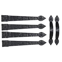 Household Essentials Black Premium Carriage House Garage Door Magnet Set